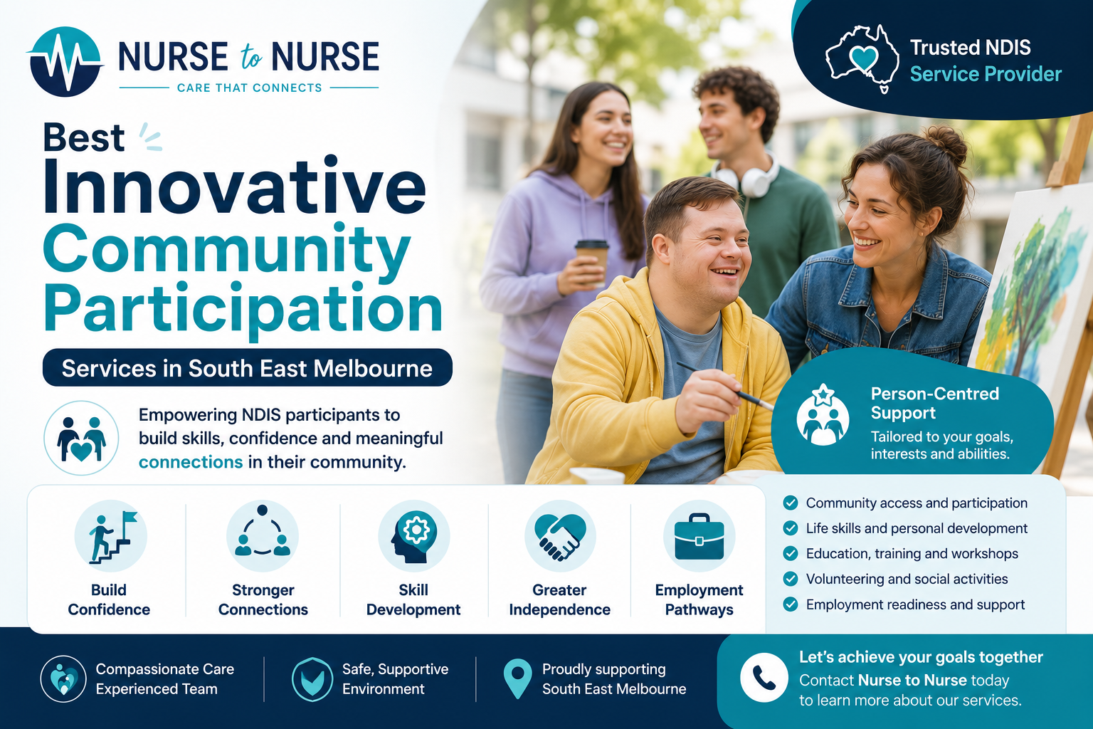 Best Innovative Community Participation Services in South East Melbourne